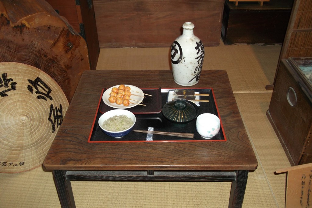 Exhibition of Japanese traditional meal.