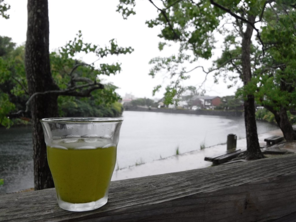 50 Sencha with the water city Matsue